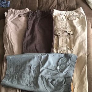 3 pair of MENS pants & 1 pair of shorts sz 36